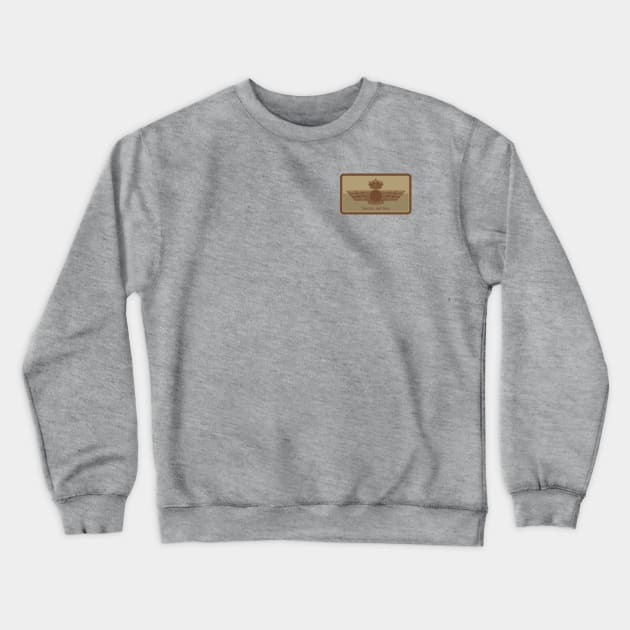 Spanish Air Force (Small logo) Crewneck Sweatshirt by TCP